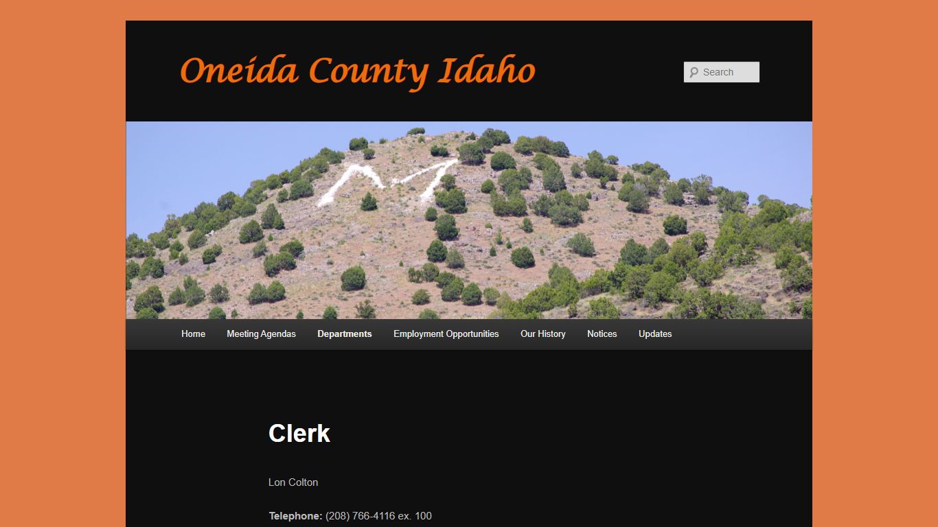 Clerk | Oneida County Idaho